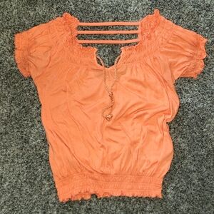 Derek Heart| Off The Shoulder Ruffled Top